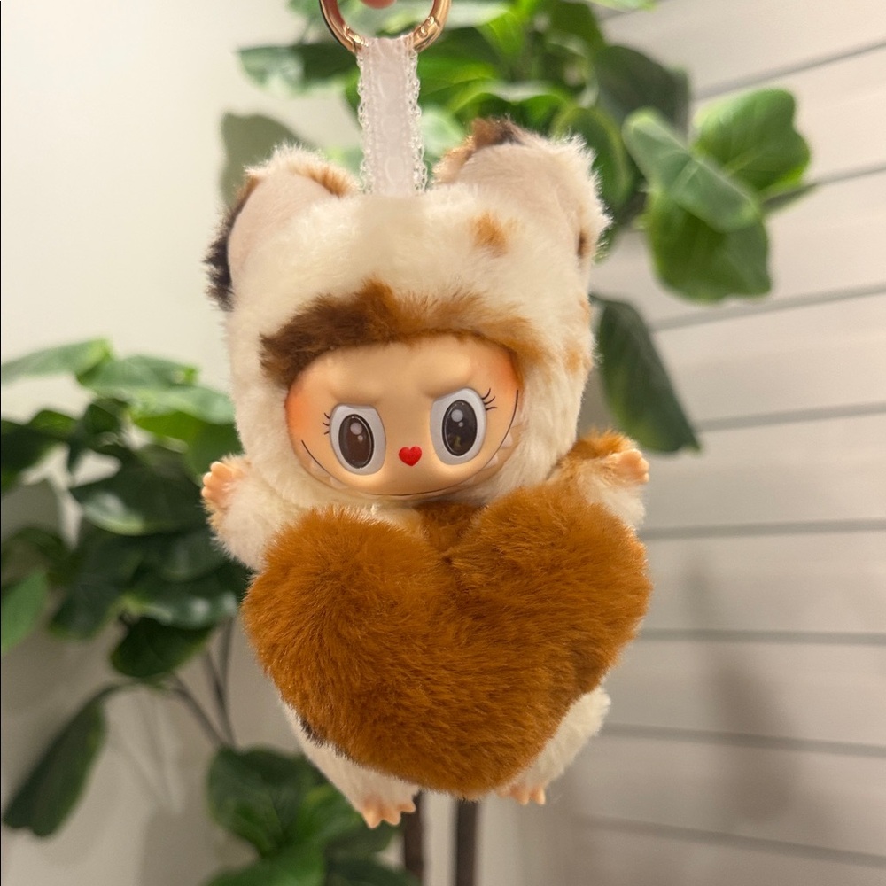 CUSTOM Choco kitty monster plush keychain